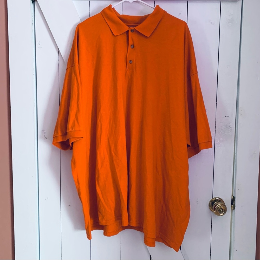 Polo Shirt Short Sleeve Shirt Button Down Collar Shirt Gildan Dryblend Men's 5XL